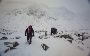 winter mountaineering course