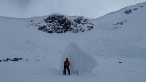Winter mountaineering avalanche awareness