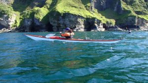 Sea kayaking near Portree